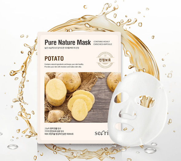Anskin Secriss Pure Nature Mask Pack-Potato  Тканевая маска для лица с экстрактом картофеля
